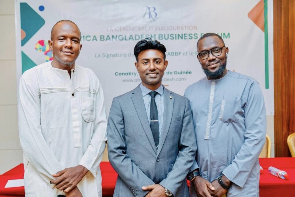 Africa Bangladesh Business Forum leadership meeting during an official business engagement