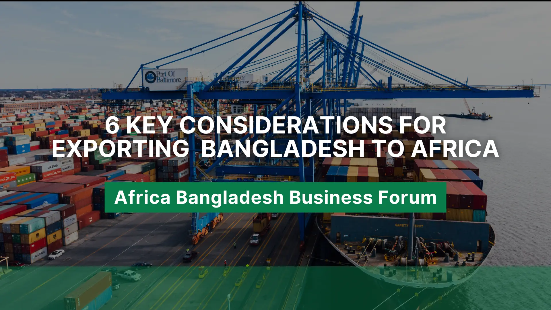 Key Considerations for Exporting Garments from Bangladesh to Africa
