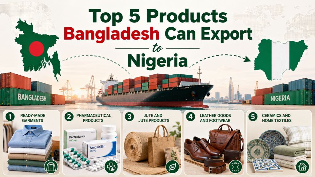 Top 5 Products Bangladesh Can Export to Nigeria: A Strategic Market Guide (2026)