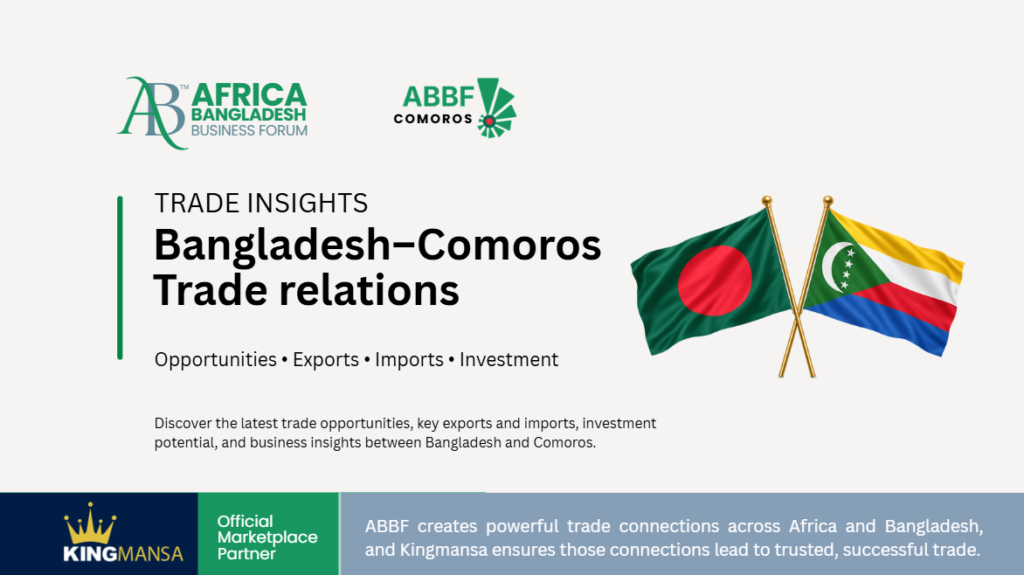 Bangladesh–Comoros Trade Relations: Opportunities, Exports, Imports & Investment