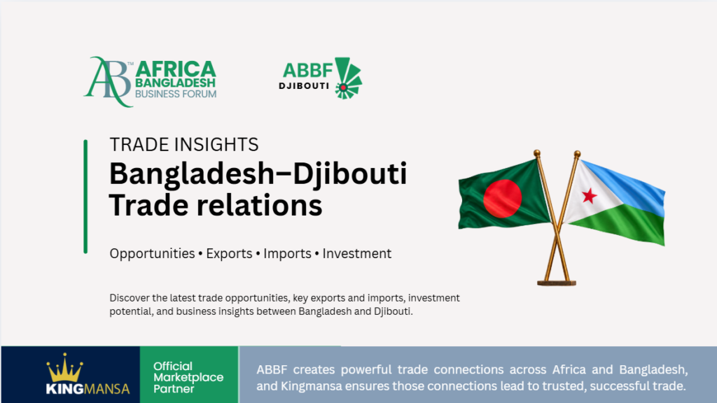 Bangladesh–Djibouti Trade Relations: Opportunities, Exports, Imports & Investment