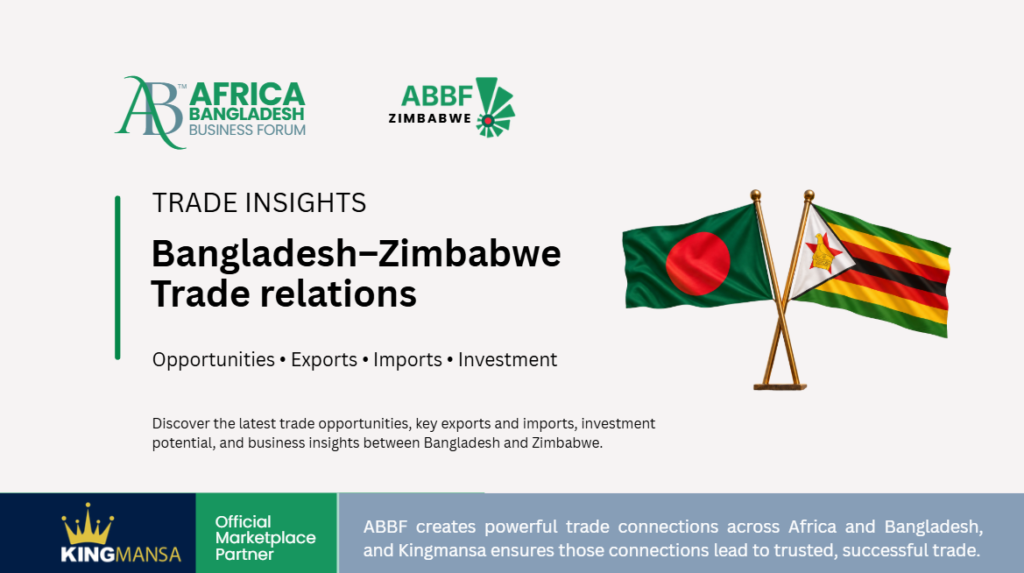 Bangladesh–Zimbabwe Trade Relations: Opportunities, Exports, Imports & Investment